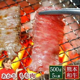 あか牛 国産 和牛 赤毛和牛 熊本 焼き肉 ブロック 5人前 500g 100g×5パック モモ 褐毛和牛 贈り物 内祝い 利他フーズ 食べ物 惣菜 プレゼント ばさし おつまみ お取り寄せグルメ 高級 ギフト お歳暮 御歳暮 冬ギフト