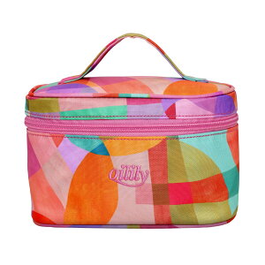 【正規品 オイリリー】ブランド レディース ポーチ ミニバニティ 持ち手付き シンプルタイプ コンパクト 旅行 化粧ケース おむつポーチ 【oil0c06】