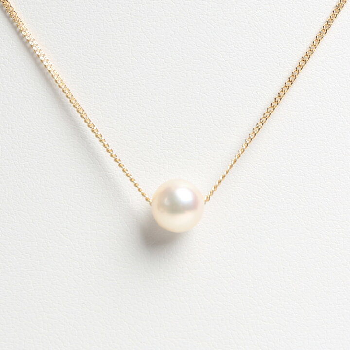 楽天市場 パール ネックレス 一粒 パールネックレス あこや 真珠 8mm 8ミリ ペンダント スルーネックレス スルーペンダント 本真珠 花珠 ゴールド 18金 K18 結婚式 ブライダル ジュエリー カジュアル フォーマル レディース Np18k8 0001 送料無料 Rosary Queen