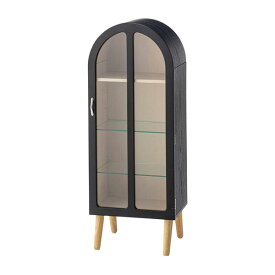 【クーポン配布中】ディスプレイラック 4段 縦型 ガラス扉付き 北欧 コレクションシェルフ コレクションボックス コレクションケース 可動棚 エレガント かわいい 飾り棚 収納棚 脚付き 推しグッズ 推し活 フィギュア 強化ガラス 木製 天然木 収納 韓国インテリア