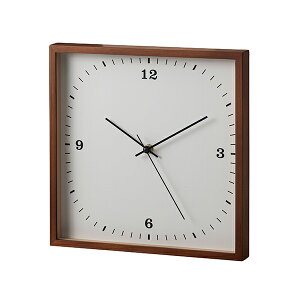 掛け時計 北欧 おしゃれ 北欧 壁掛け時計 ウォールクロック スイープムーブメント 音がしない 秒針あり 静音 四角形 シンプル かわいい ナチュラル レトロ ミッドセンチュリー ヴィンテージ