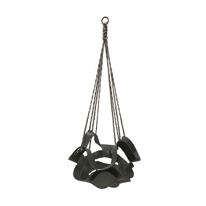 ハンギング ポット カバー 5号 4号 ネット ラバー クレエ Creer ポストジェネラル ラバーポットハンガー S ブラック グレー 鉢カバー ポット 鉢 植木鉢 プランター 北欧 ガーデニング ガーデン