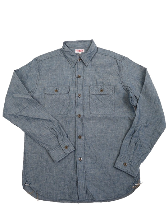 JELADO シャンブレーワークシャ【JP94104】 JELADO ジェラード Smoker Shirt スモーカーシャツ Indigo