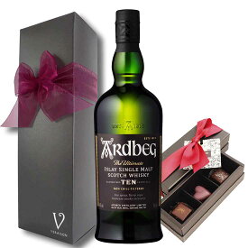 【SALE200円割引 選べるメッセージカード】ウイスキー チョコ ギフト アードベッグ 10年 正規品× ショコラ 3個入 ショコラ ボンボンショコラ リボン包装 フランボワーズ タンザニア メキシック プレゼント おしゃれ 誕生日 メッセージ