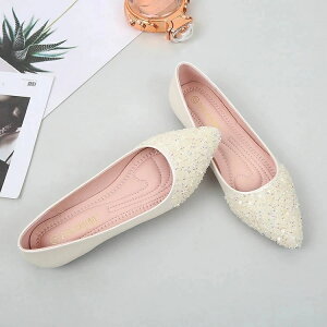 ウエディングシューズ ブライダルシューズ ローヒール 歩きやすい フラットシューズ レディース フラット マタニティ ウェディング シューズ パンプス ぺたんこ パーティー 結婚式 靴 痛く