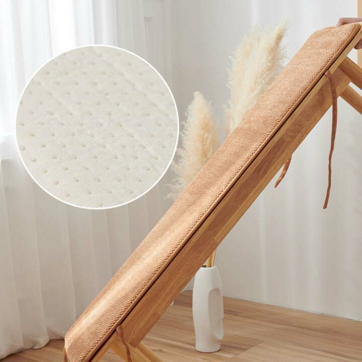 楽天市場】ベンチ シート クッション 長座布団 ベンチクッション チェアパッド 紐付き 滑り止め 長方形 1人掛け 2人掛け 椅子用 クッション  シートクッション 長椅子 柔らかい もこもこ 暖かい : Hareruno 屋外屋内ベンチクッション カスタムサイズ オフホワイト 長方形 シートパッド 120x45x5cm