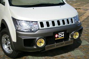 Elfordフロントバンパースポイラー(フォグランプ付)・デリカD:5