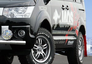 JAOS フェンダーガーニッシュ9mmワイドデリカD:5(4WD/2WD ローデスト除く) B130304A