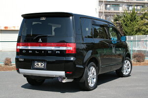 GANADORVertex SUSマフラー サークル/ブルーテール(GV-006 BL/GVE-006 BL)デリカD:5・DBA-CV5W