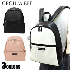 セシルマクビー CECIL McBEE リュック CM121115 ブラック ホワイト ピンク レディース リュック リュックサック バックパック かばん 鞄 かばん ギフト (JC)