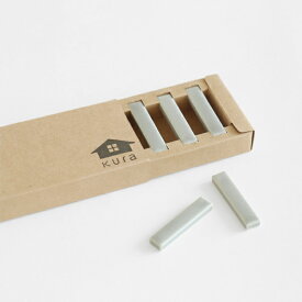 【SALE】KURA Kobi（コビ） / 箸置き（BOX入り/5個セット）クールグレー（マット） サイズ：0.9×4.7×H0.5cm 重さ：1個約6g 素材：磁器 生産地：岐阜 made in Japan