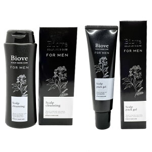 DEMI �f�~ BIOVE FOR MEN �r�I�[�u �t�H�[���� Scalp cleansing 250ml & Scalp pack gel 150g �X�L�����v�V�����v�[250ml & �X�L�����v�p�b�N�W�F�� 150g