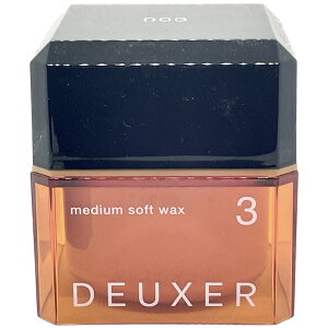 NUMBER THREE io[X[ DEUXER f[T[ Medium soft wax ~fBA\tgbNX 3 80g