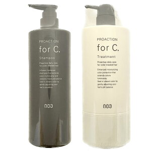 NUMBER THREE io[X[ PROACTION for C. vANV tH[V[ Shampoo 1000ml & Treatment 1000g Vv[ 1000ml & g[gg 1000g