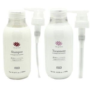 NUMBER THREE io[X[ hito ga hana l Shampoo 300ml & Treatment 300g Vv[ 300ml & g[gg 300g