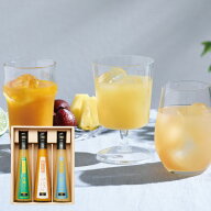 ■送料無料■《お中元 夏ギフト暑中見舞い 残暑見舞い 贈り物 飲む酢》【季節の飲む酢3本詰合せ(NNS-30S)】