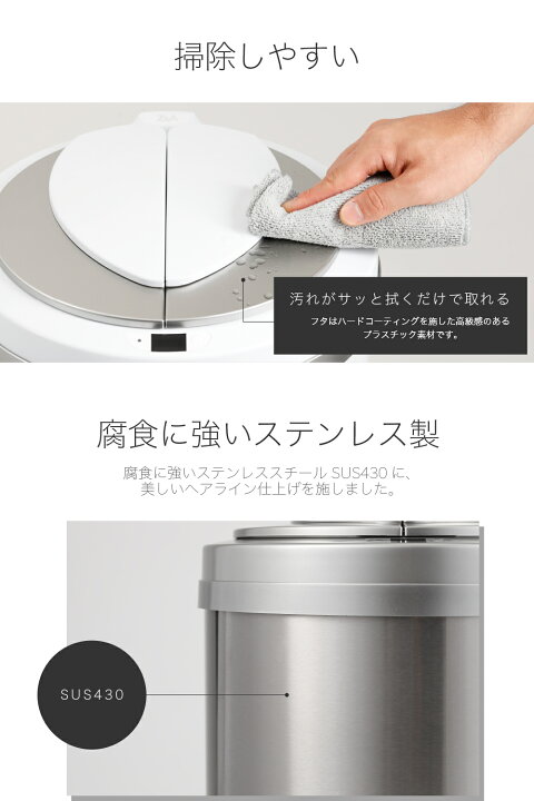楽天市場】【ひらけ、ゴミ箱】ジータ ゴミ箱 ダストボックス おしゃれ 