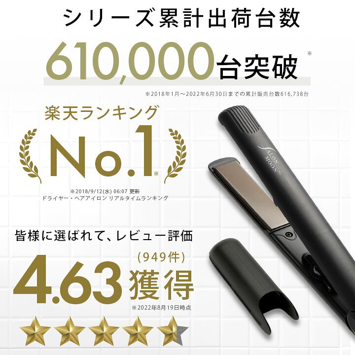 楽天市場】【ポイント2倍】ヘアアイロン ストレート MONOQLO ストレートアイロン A+評価 24mm SALONMOON サロンムーン あす楽 チタニウム プレート で 痛まない ヘアアイロン 美容師 ヘアアイロン おすすめ プロ仕様 海外対応 カール コテ も 2WAY : ヘアアイロン専門店 ...