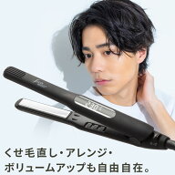 「マイベスト メンズ ヘアアイロン 第1位 」ストレートアイロン サロンムーン LDK ミラーダブルイオン ス…
