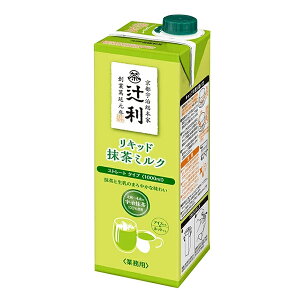 片岡物産 辻利 リキッド抹茶ミルク 1000ml ストレートタイプ