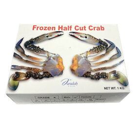 【週間特売】バーレーン産 切わたりがに(ワタリガニ)渡り蟹 1kg(16-20肩入) Lサイズ