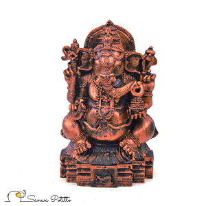 インドの神様 ガネーシャの置物 ガネーシャ 置物 ガネーシャ像 夢を叶える象 金運アップ 開運 瞑想 商売繁盛 現世利益 ヒンドゥー教の神様 象の神様 ゾウの神様 ガナパティ 歓喜天 聖天 L1809