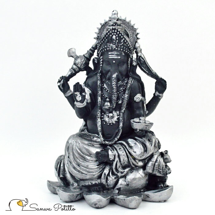インドの神様 ガネーシャの置物 ガネーシャ 置物 ガネーシャ像 夢を 