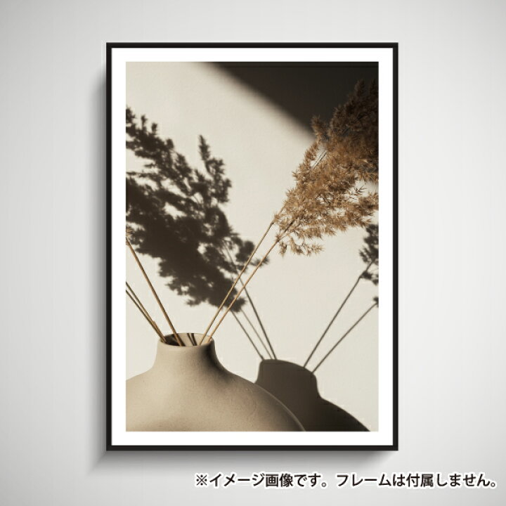 楽天市場 白い花瓶とすすき 写真 フォト おしゃれ 玄関 雑貨 一人暮らし おうち時間 北欧 インテリア アート ポスター サイズ 大きい 備品販促二郎