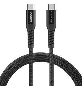 AhebN eMarker 2m Type-C PD[dΉ 100Wi20V/5A)Ή USB2.0i480Mbpsj ubN APC-V2010CC-U2-BK