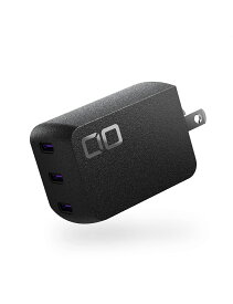 【iPhone16対応】CIO 67W 3ポート 小型 GaN急速充電器 USB-C×3 NovaPort TRIOII 67W3C iPhone16対応 スマホ iPad Android iPhone Pro Max ノートPC Macbook、Windows PC Switch 急速充電 3台同時充電