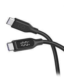 CIO ディスプレイ表示付き シリコンケーブル CtoC 1m/2m ブラック/ホワイト CIO-SL-SC-CC