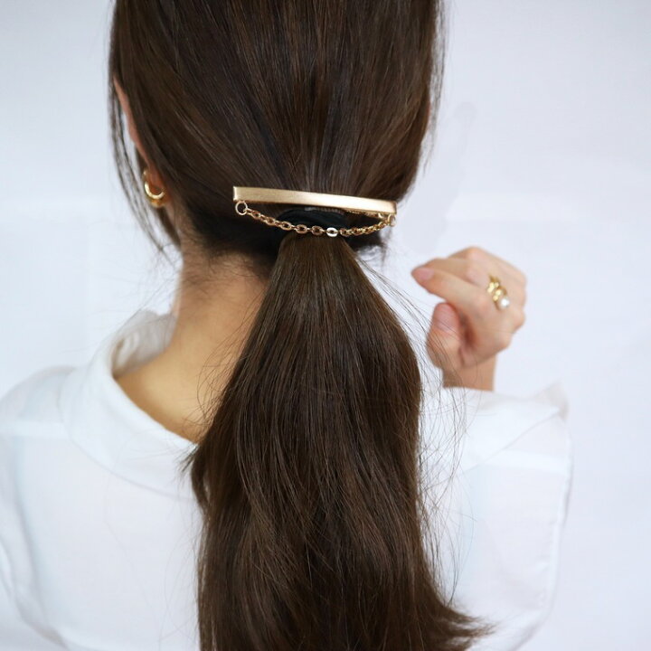 楽天市場】【福袋対象】ヘアクリップ ヘアアクセサリー チェーン