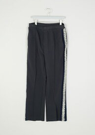 KELEN ケレン | KNIT LINE TROUSER / ニットライントラウザー [チャコール]