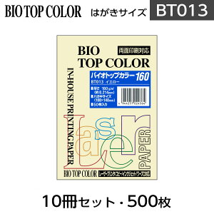�ɓ��� �o�C�I�g�b�v�J���[ BT013�C�G���[ �͂����T�C�Y 160g/m2 50������Itoya mondi BIO TOP COLOR