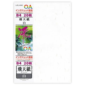 菅公工業 OA和紙「冴SAE」 リ661飛天紙・白 B4 20枚大礼タイプの白い和紙