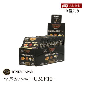 Honey Japan(ハニージャパン)ハニードロップレット100%UMFマヌカハニー（37ハニー）10+(のど飴)1箱6粒入 12箱セット トレーサビリティ保証付き【送料無料】