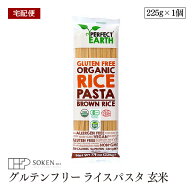 【宅配便】オーガニック グルテンフリー ライスパスタ 玄米 225g PERFECT EARTH 米粉 小麦不使用 有機JAS…
