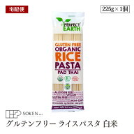 【宅配便】オーガニック グルテンフリー ライスパスタ 白米 225g PERFECT EARTH 米粉 小麦不使用 有機JAS…