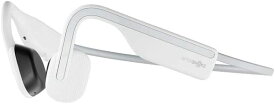 shokz OpenMove 骨伝導 ワイヤレス イヤホン アフターショックス Bluetooth マイク付き ブルートゥース スポーツ 防水 防塵 IP55 (Alpine White)