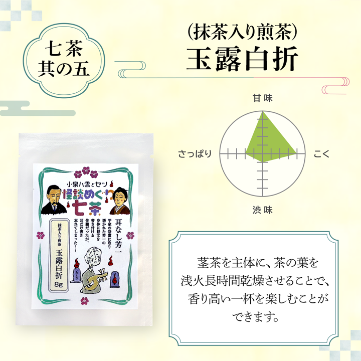 楽天市場】千茶荘 小泉八雲とセツ 怪談めぐり七茶(お茶 煎茶 日本茶