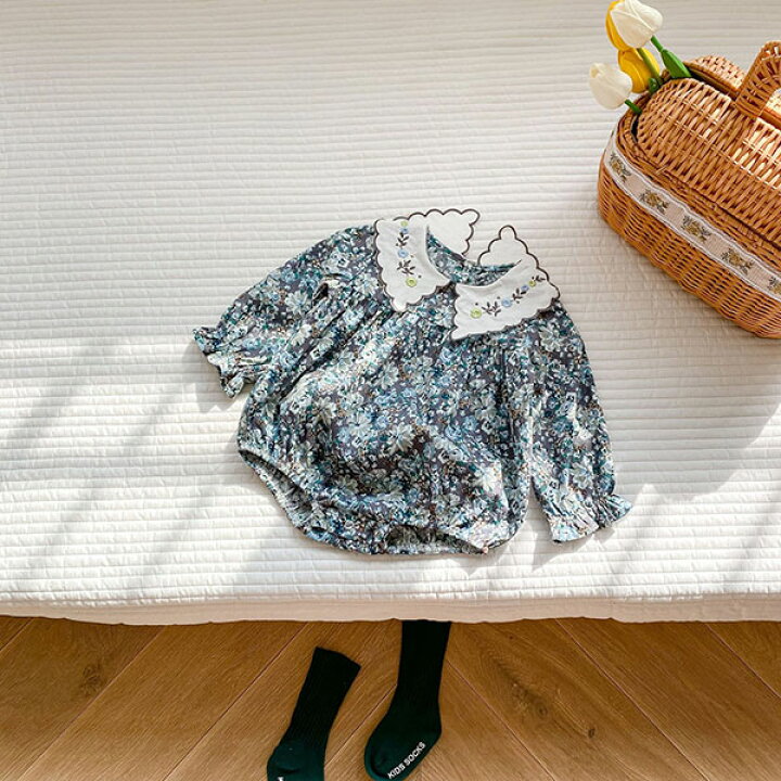 可愛いお洋服 ベビーロンパース 3m ハーフバースデー プレゼント ベビードレス レース ロンパース 女の子 新生児 花柄 退院服 高質 花柄 可愛いお洋服 ベビーロンパース 3m ハーフバースデー プレゼント ベビードレス レース ロンパース 女の子 新生児 花柄 退院服 高質 花柄