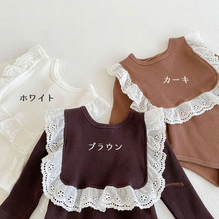 楽天市場】ベビーベスト＆ロンパース2点セット 女の子 赤ちゃん 
