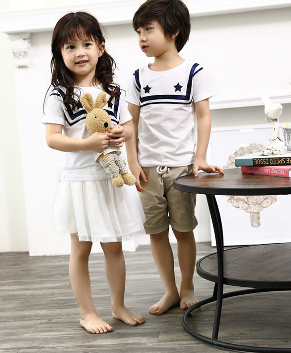 楽天市場 ホワイト星柄tシャツ ワンピース 親子 ペアルック 男の子 女の子 レディース 春夏秋冬 プレゼント ギフト 誕生日 リンクコーデ 親子 ペア 双子 コーデ お揃い おそろい 家族 韓国子供服 服 Senkei