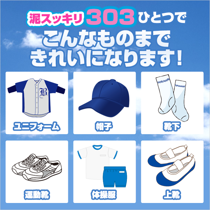 泥スッキリ  303  3個 Amazon.co.jp: 泥スッキリ本舗 黒土専用洗剤 泥スッキリ303 (1.3