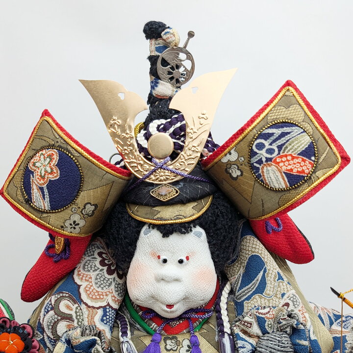 楽天市場】五月人形 兜ぶす武者 特大 上原装子 創作人形 端午の節句 兜 