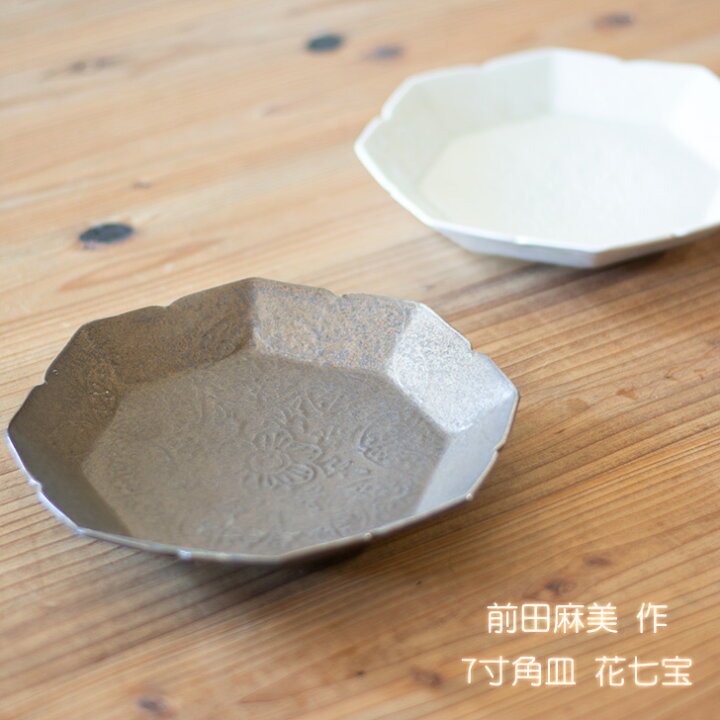 楽天市場】前田麻美作 7寸角皿花七宝 各色 送料無料 和雑貨 四季彩堂 