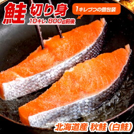 【 送料無料 】鮭 切り身 10キレ | 800g前後 甘塩 鮭 秋さけ さけ しゃけ サケ シャケ 切身 アキサケ アキジャケ 秋鮭半身 白鮭切身 魚 冷凍 おかず お得 厚切り 厚切 甘口 天然 熟成 お取り寄せ 取り寄せ お取り寄せグルメ お取り寄せギフト 詰め合わせ 自炊 弁当 お祝い