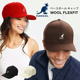 カンゴール KANGOL キャップ ユニセックス 帽子 フレックス フィットロゴ 入り ベースボール キャップ メンズ レディースぴったり サイズ S M L 男女兼用 ブランド