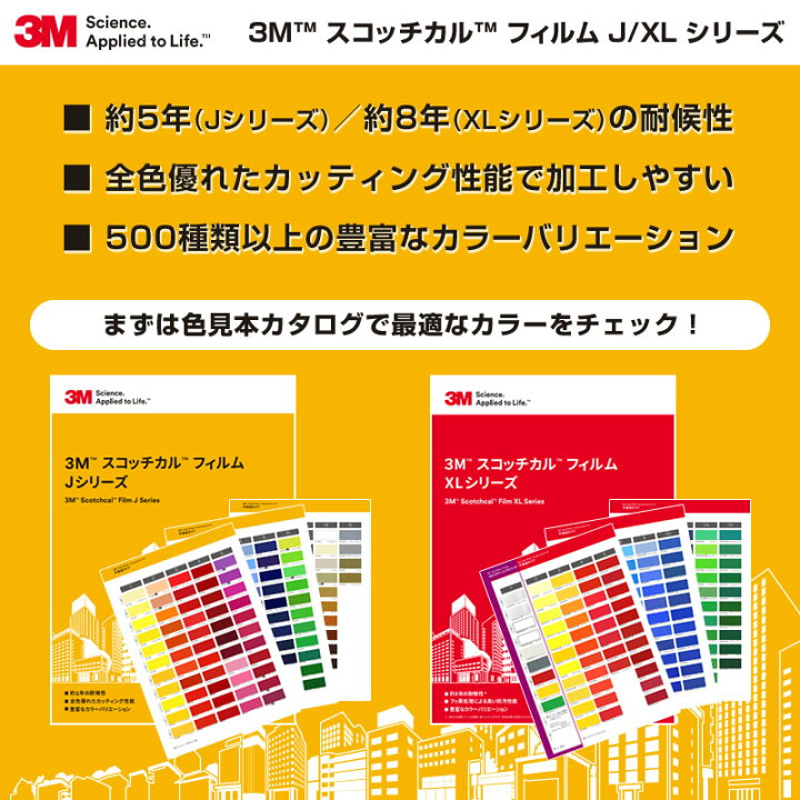 楽天市場】3M JS1027XL ホワイト（マット） 1000mm幅×1m切売／3M 