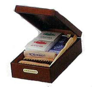 M.MOWBRAY M.モゥブレィ セントジョージセット(木製) 欧州の靴クリームセット(木箱 ナチュラル仕上げ) モウブレイ R&D